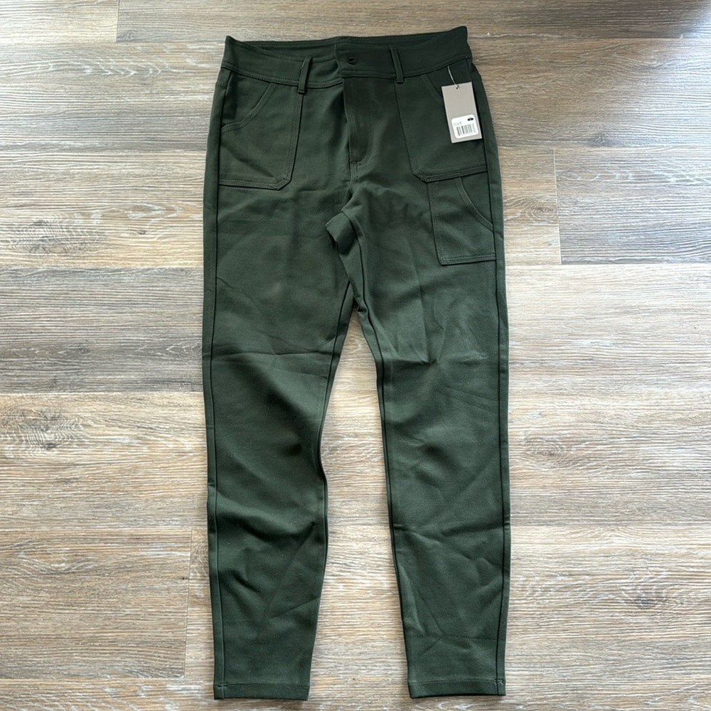 Green Eddie Bauer Button Up Leggings - NWT